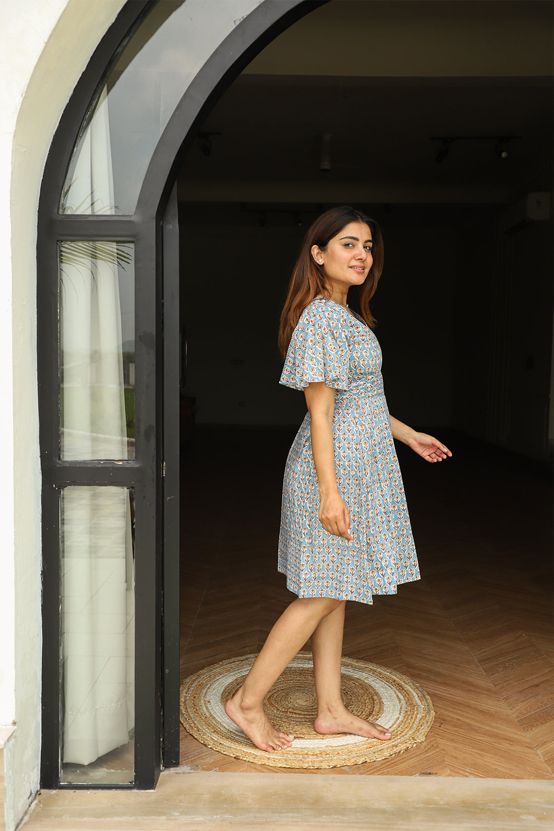 Cloud Kiss Frill Dress