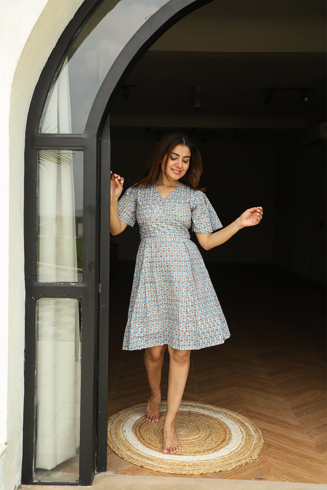 Cloud Kiss Frill Dress