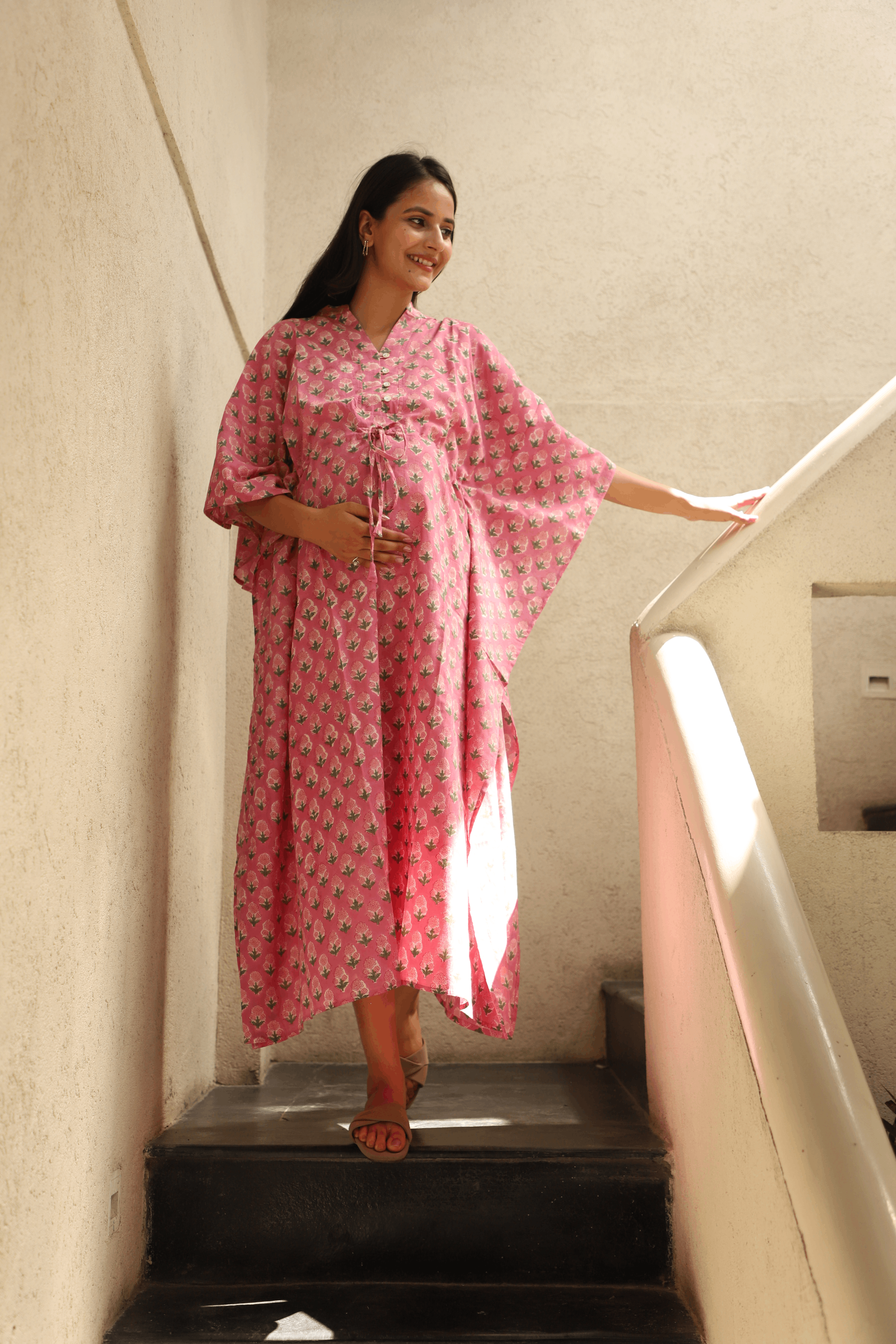 Rose Buti Maternity Kaftan