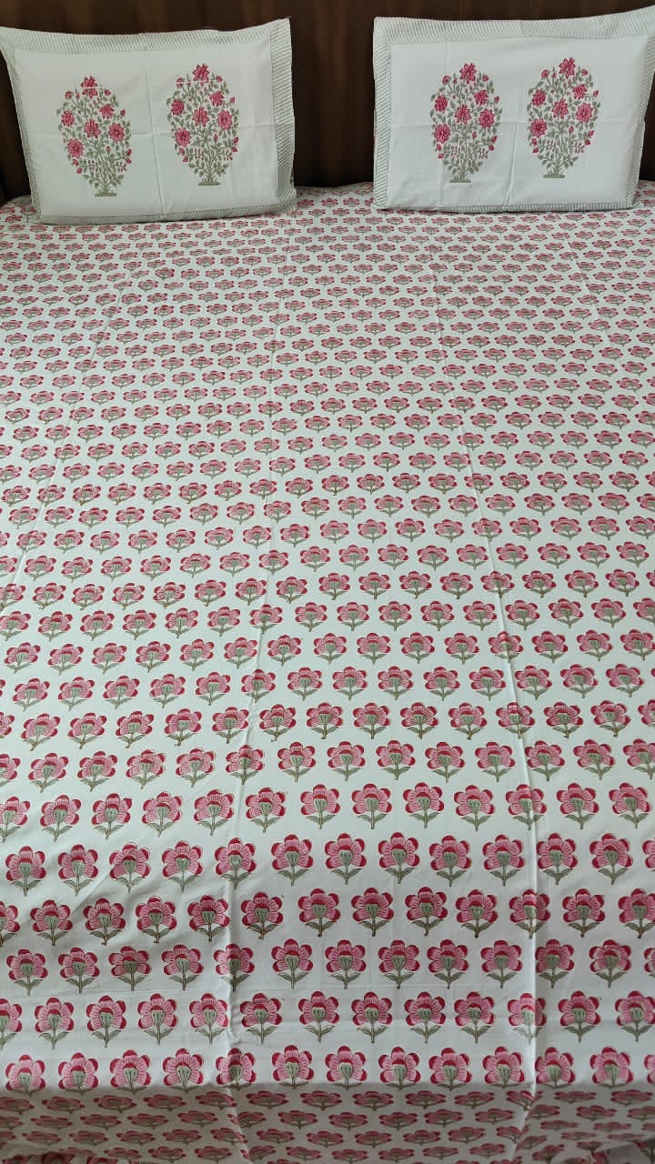 Blooming flower Bedsheet