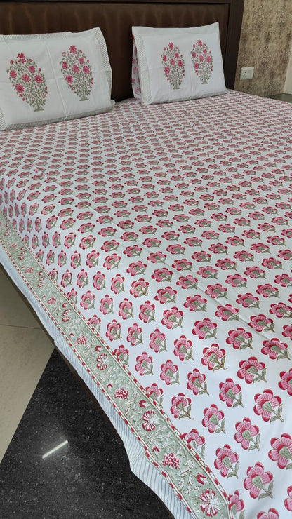 Blooming flower Bedsheet