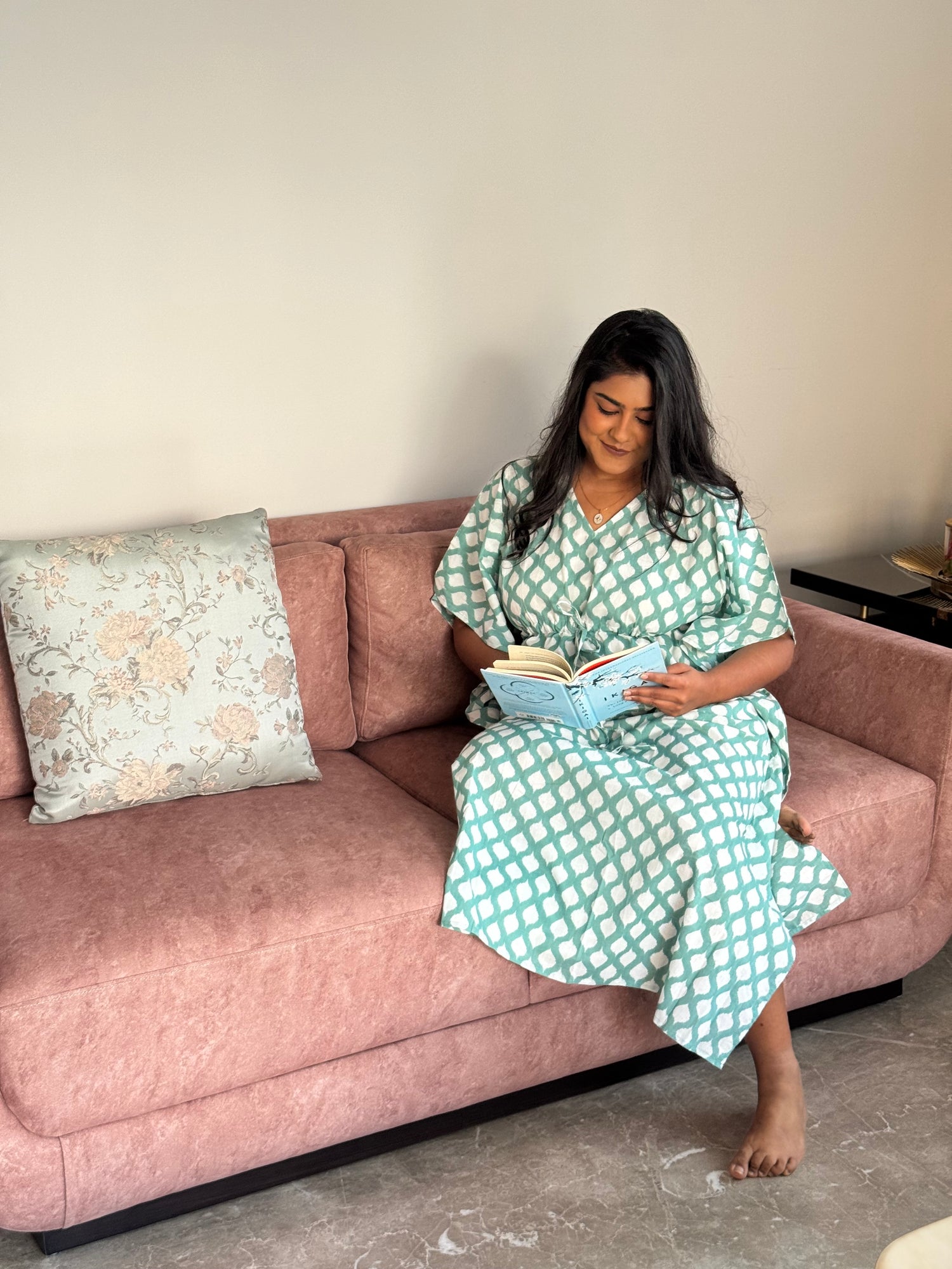 Whimsical Ikat  Kaftan