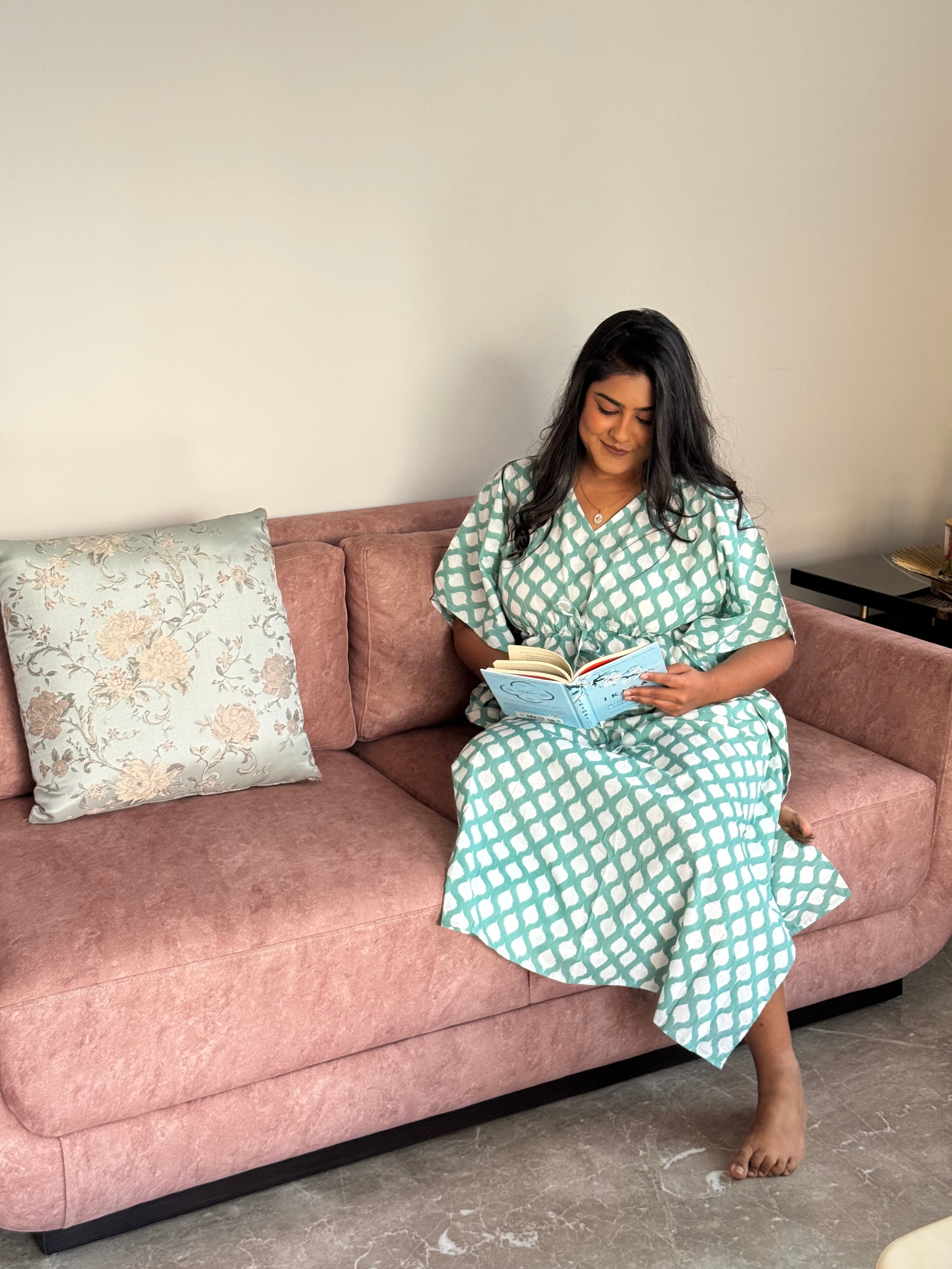 Whimsical Ikat  Kaftan