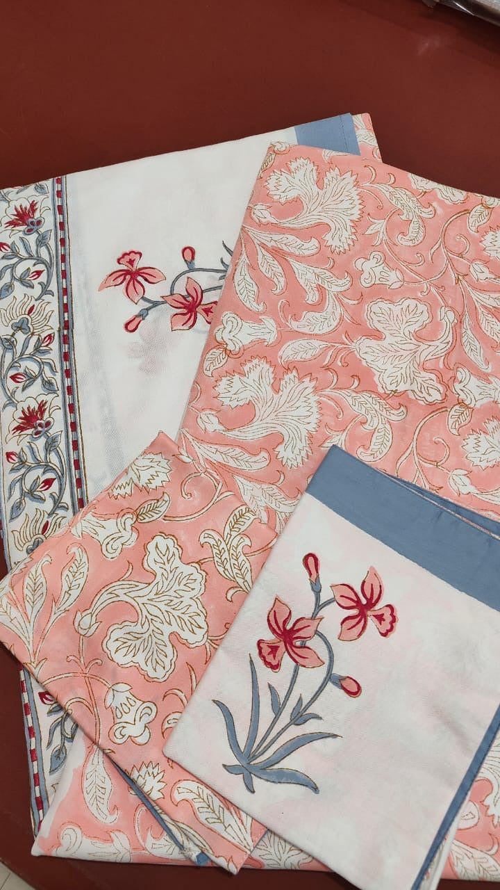 Peach blossom Bedsheet