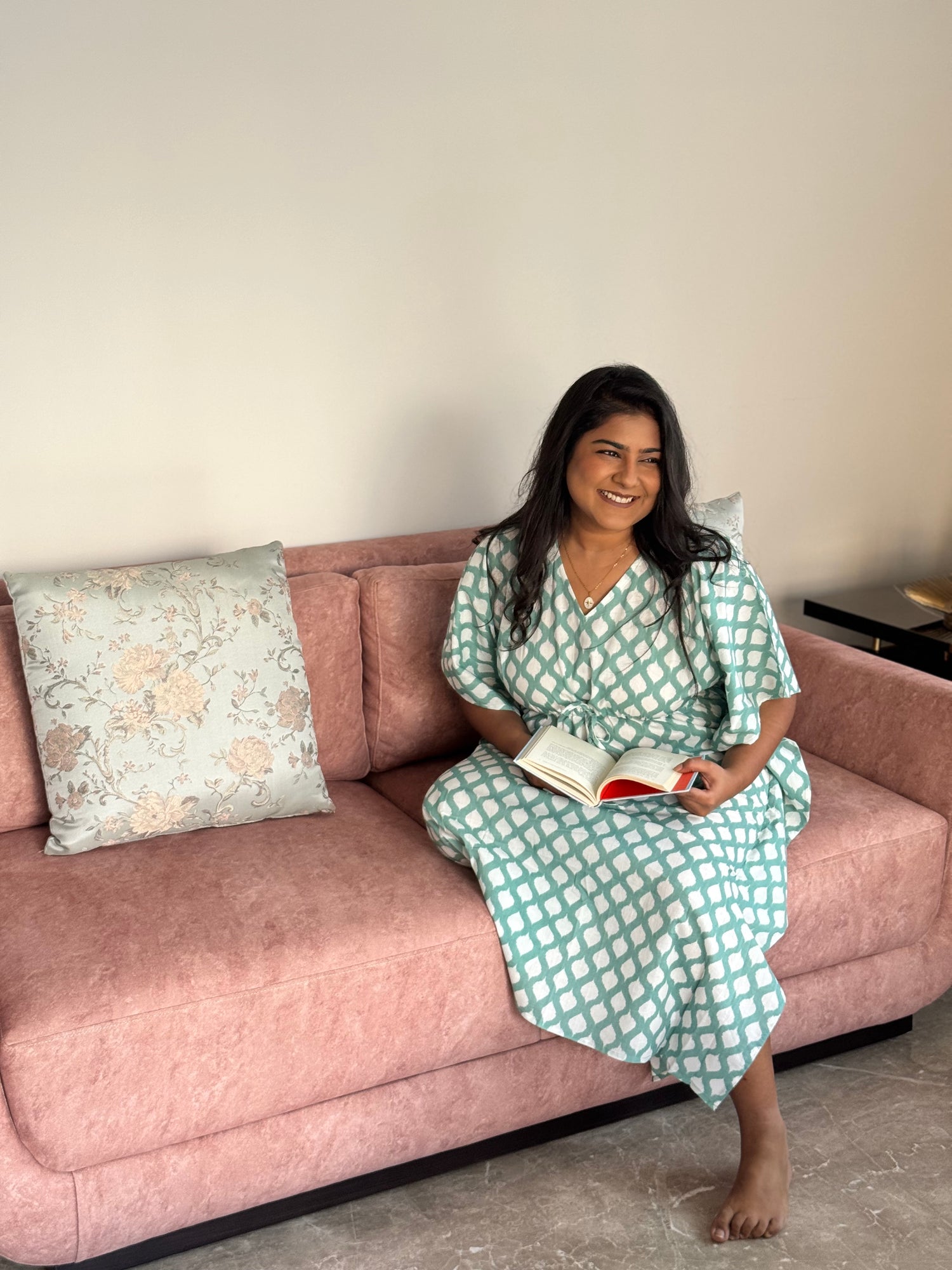 Whimsical Ikat  Kaftan