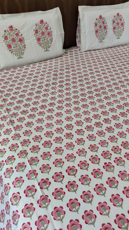 Blooming flower Bedsheet