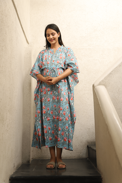 Bluebell Bloom Feeding Kaftan