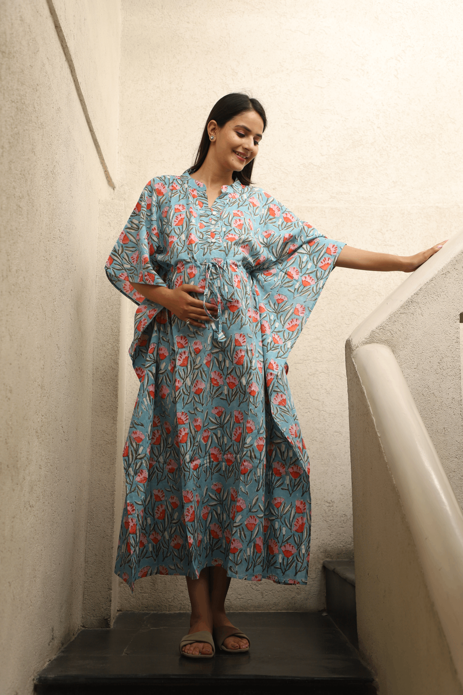 Bluebell Bloom Feeding Kaftan