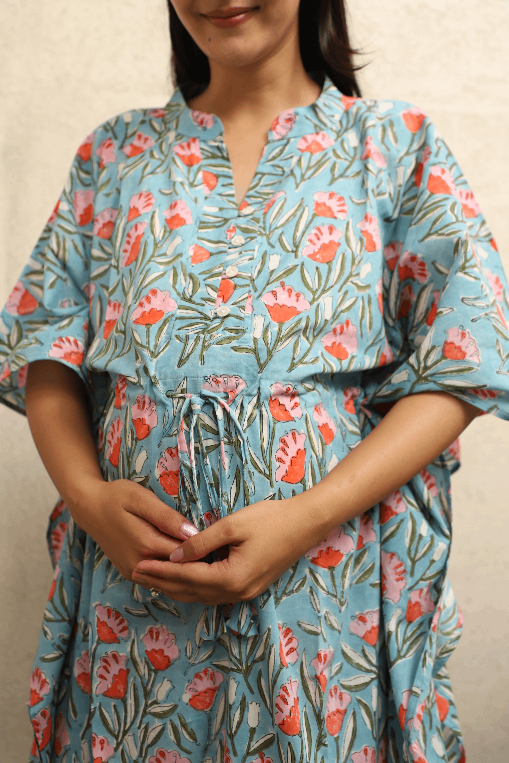 Bluebell Bloom Feeding Kaftan