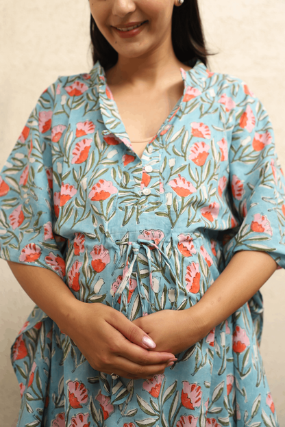 Bluebell Bloom Feeding Kaftan