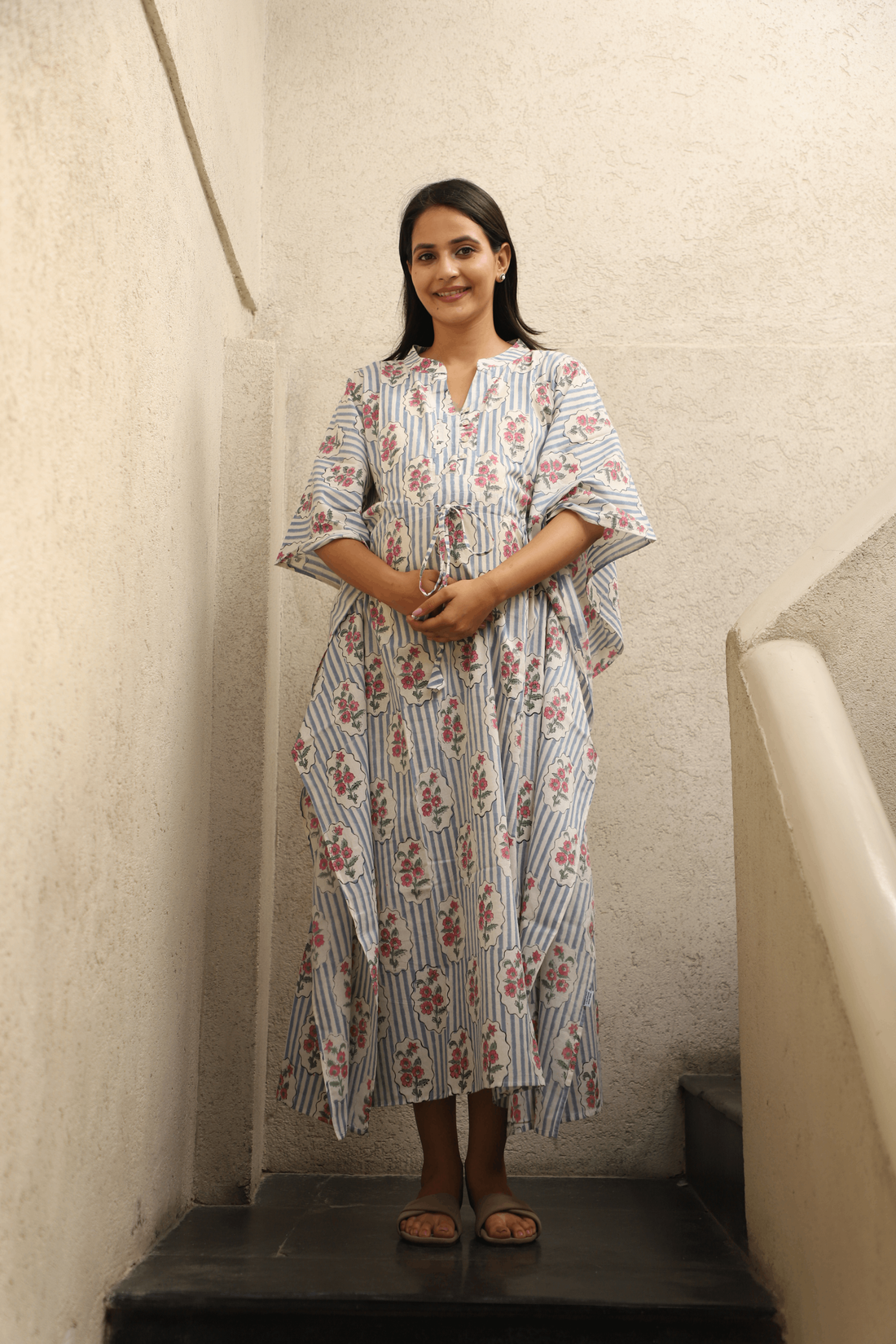 Celeste Bloom Maternity Kaftan