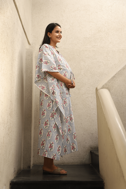 Celeste Bloom Maternity Kaftan