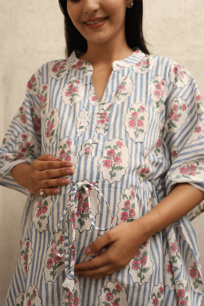 Celeste Bloom Maternity Kaftan