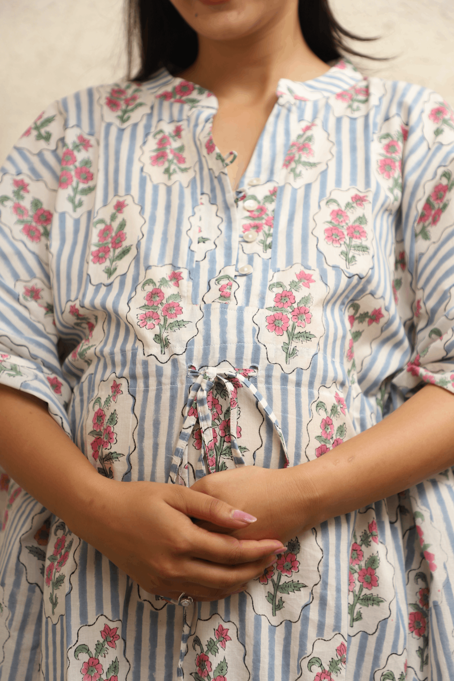 Celeste Bloom Maternity Kaftan