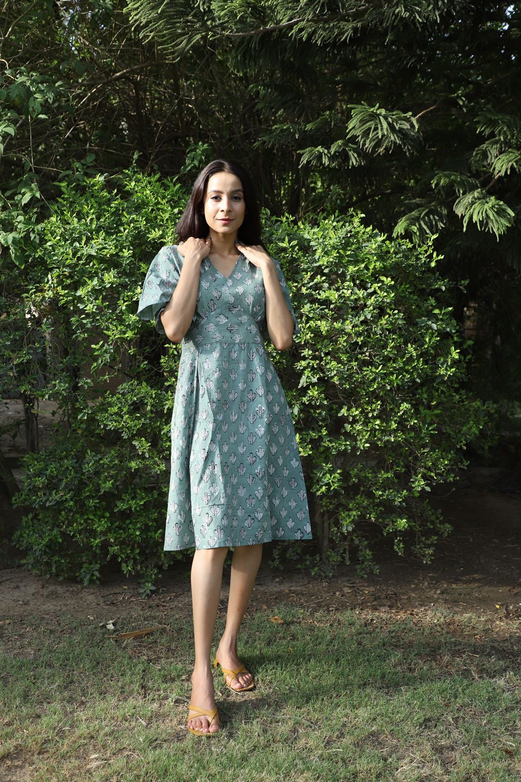 cotton frill dress for women Ulla Johnson Chiara Cotton Ruffle Dress