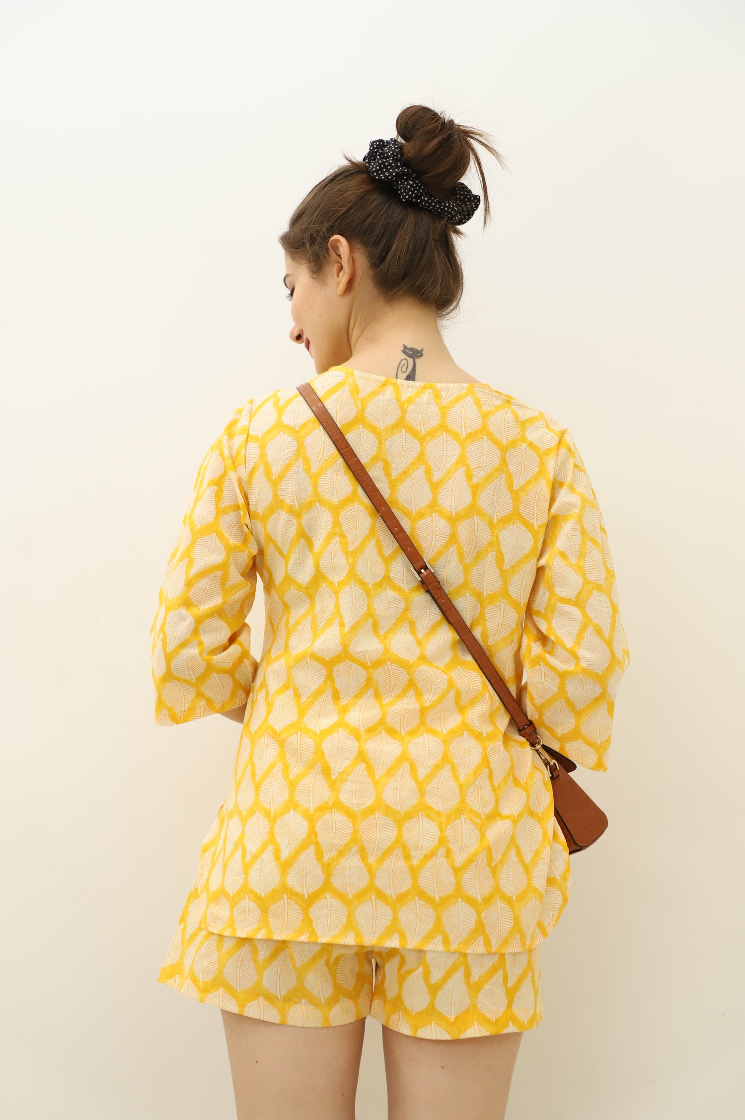 Classic Yellow Hand Block Co-ord