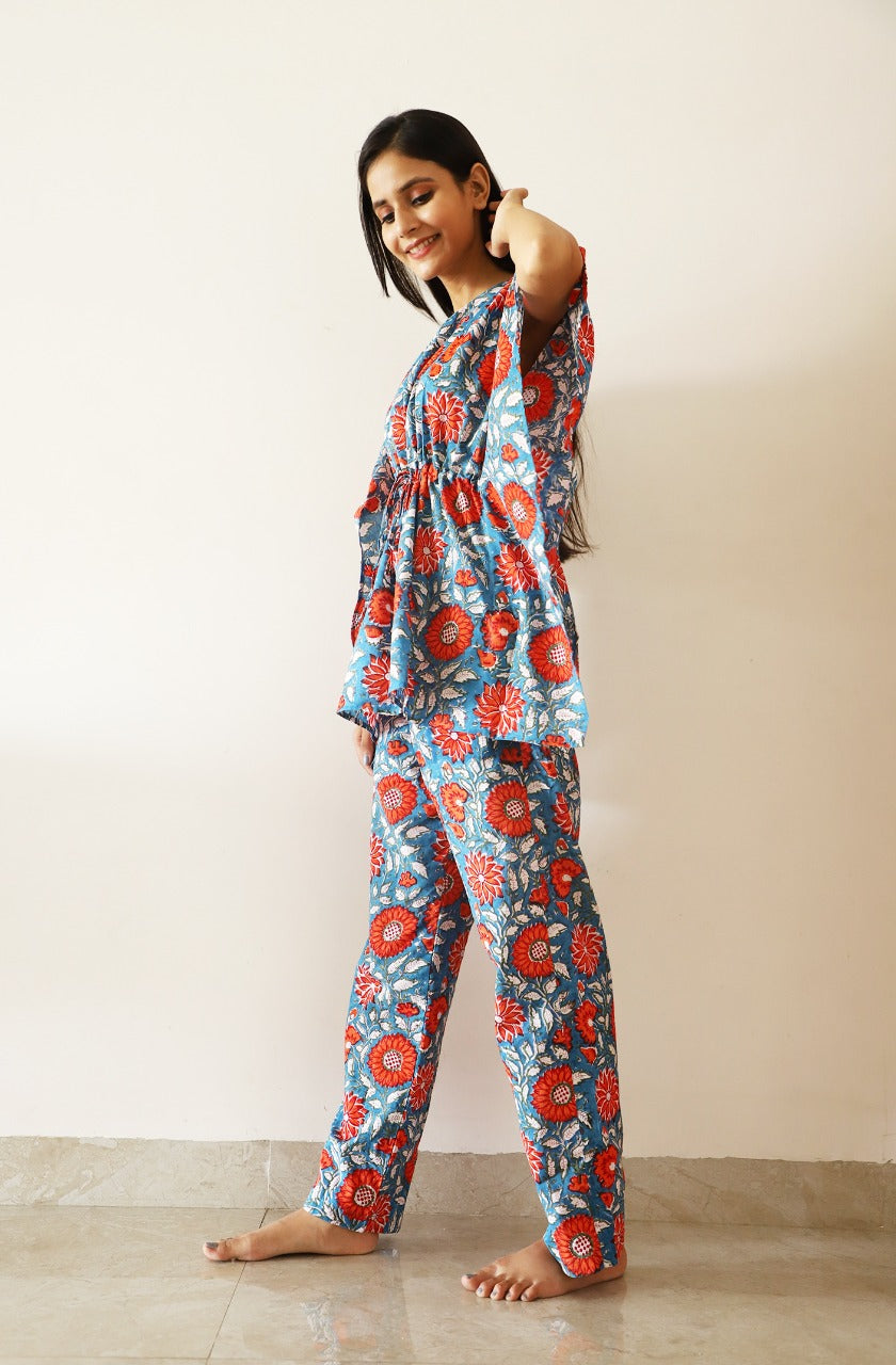 Wide leg pyjama set new arrivals