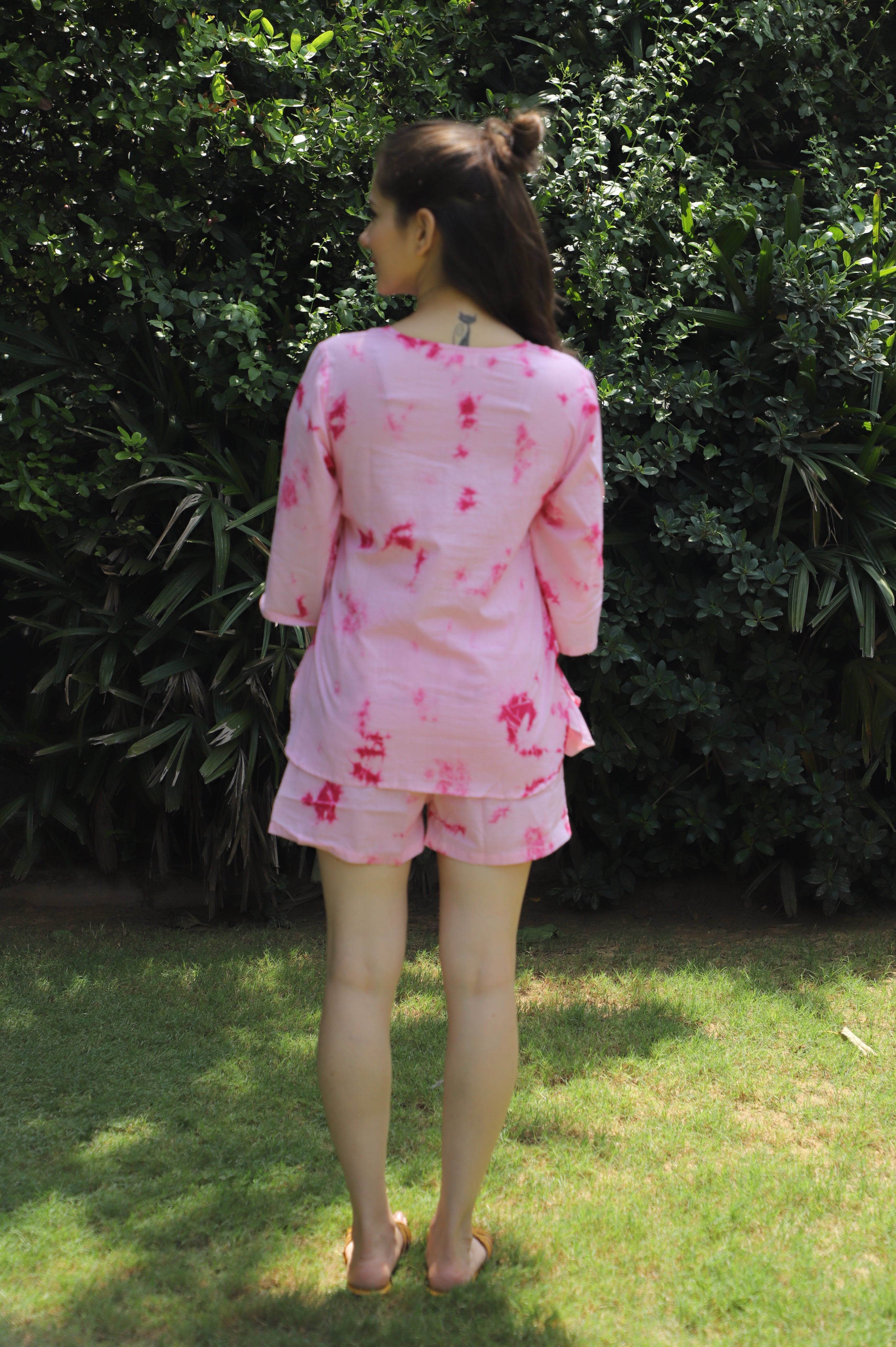 Azalea Tie Dye Kurta Shorts Set