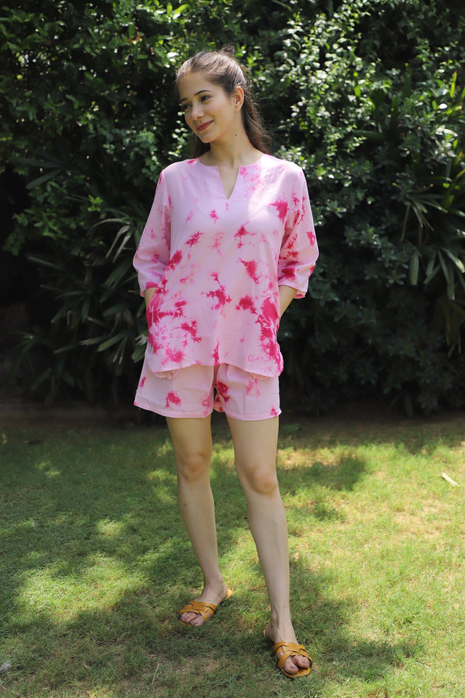 Azalea Tie Dye Kurta Shorts